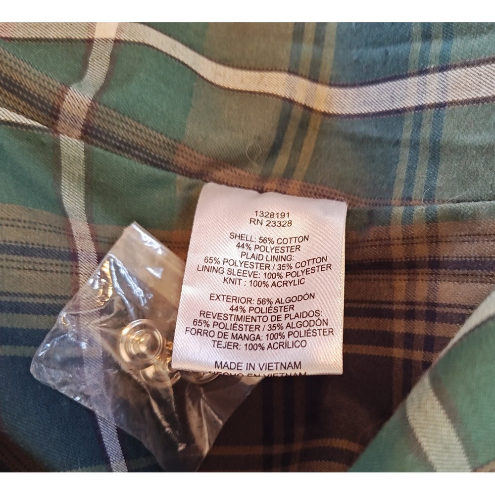 Pendleton Softshell Rain Jacket Women M Navy Blue… - image 12